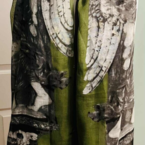 NWT Artistic Oversized Angel Wings Scarf by Sana – Handmade Elegance - Picture 12 of 16